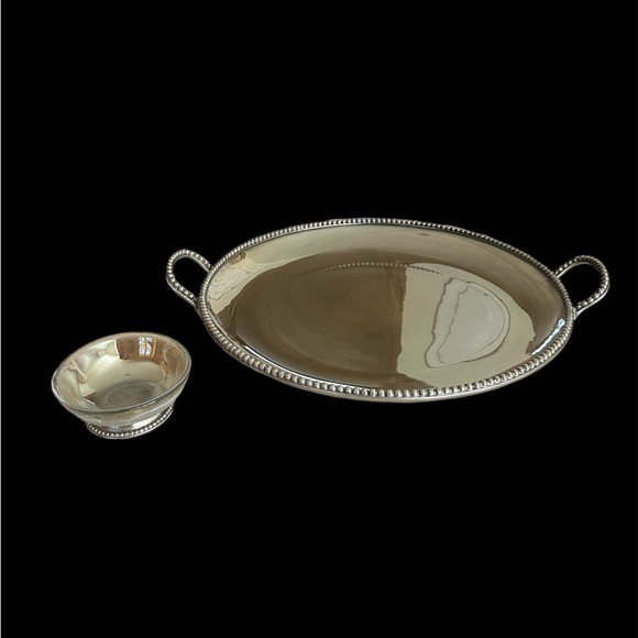 Arte Italica XL tray and dipping bowl 2 piece set - Picture 2 of 7